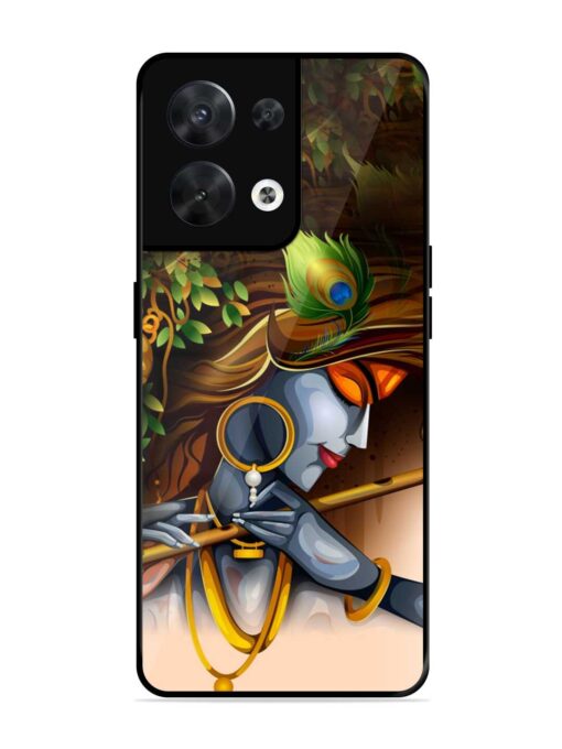 Krishna Glossy Metal Phone Cover for Oppo Reno 8 (5G) Zapvi