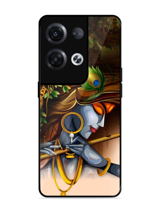 Krishna Glossy Metal Phone Cover for Oppo Reno 8 Pro (5G) Zapvi