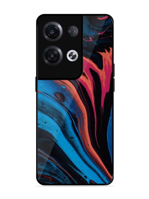 Liquefied Art Glossy Metal TPU Phone Cover for Oppo Reno 8 Pro (5G)