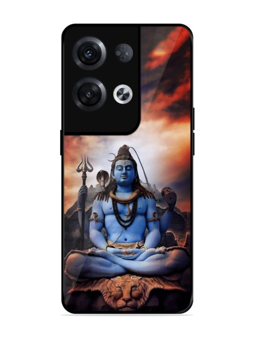 Jai Jai Shiv Glossy Metal Phone Cover for Oppo Reno 8 Pro (5G)