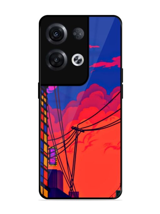 Sky At Morning Glossy Metal Phone Cover for Oppo Reno 8 Pro (5G)