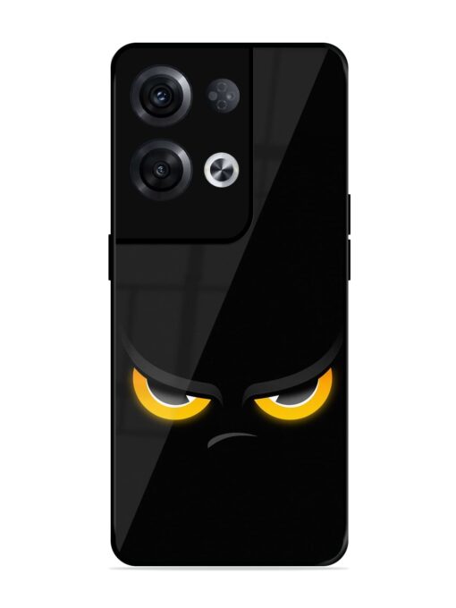 Cartoon Eye Glossy Metal Phone Cover for Oppo Reno 8 Pro (5G) Zapvi