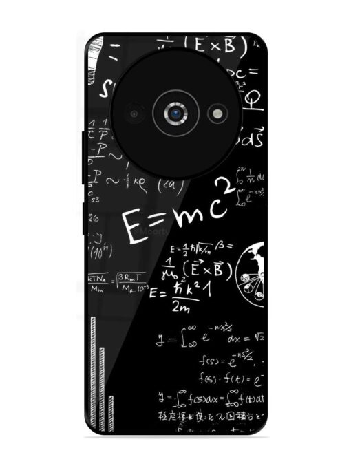 E=Mc2 Mass?Energy Equivalence Glossy Metal Phone Cover for Poco C61