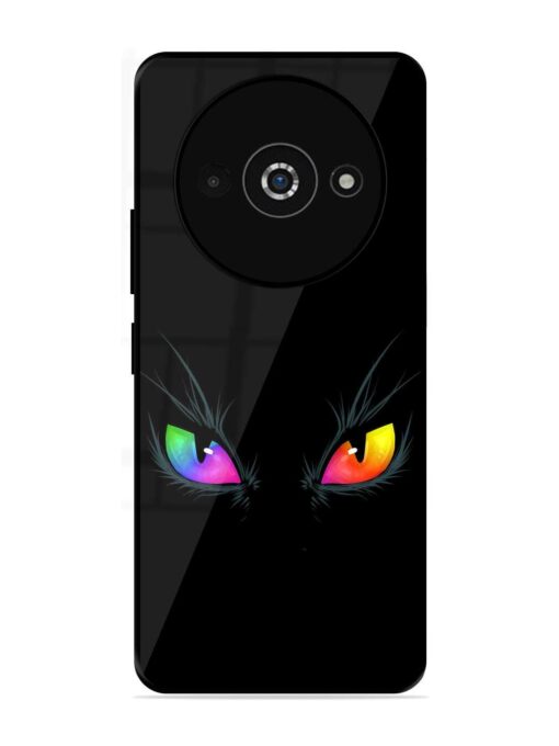 Cat Eyes Glossy Metal Phone Cover for Poco C61