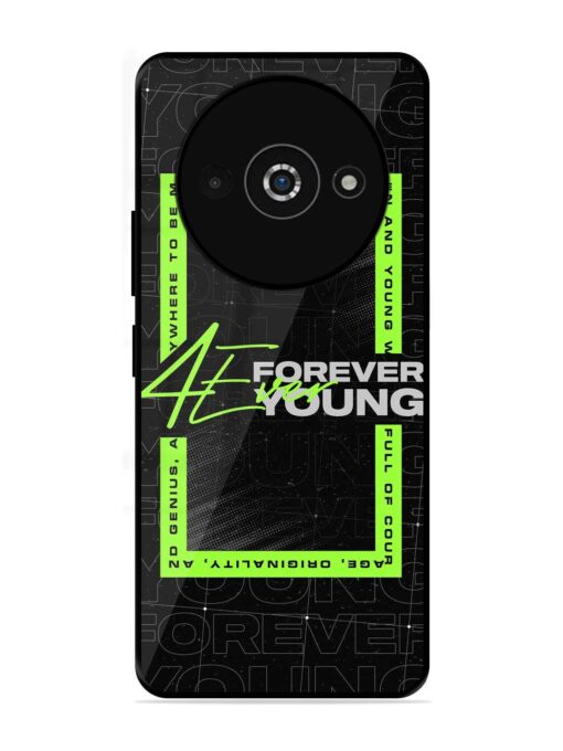 Forever Young Glossy Metal Phone Cover for Poco C61