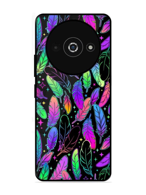 Bright Multi Colored Seamless Glossy Metal Phone Cover for Poco C61