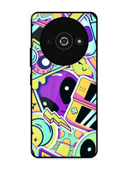 Scratch Art Glossy Metal Phone Cover for Poco C61