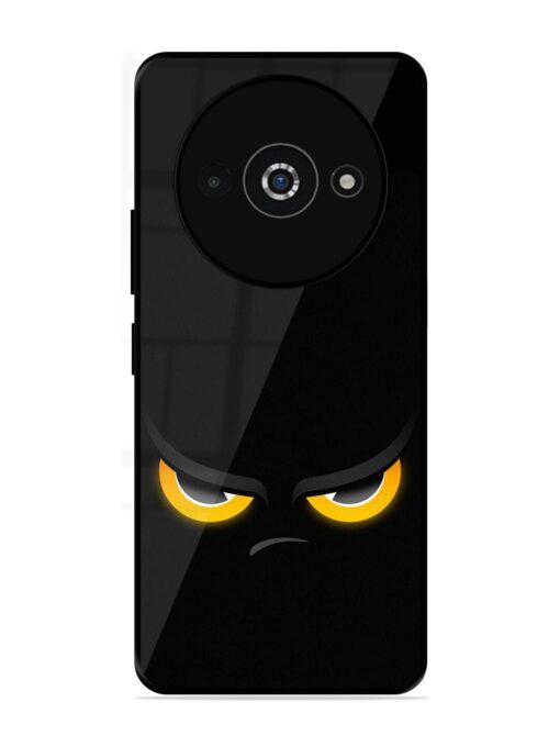 Scary Yellow Eye Glossy Metal TPU Phone Cover for Poco C61