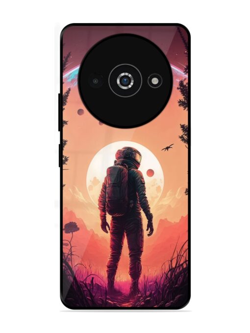 Red Sky At Morning Glossy Metal Phone Cover for Poco C61