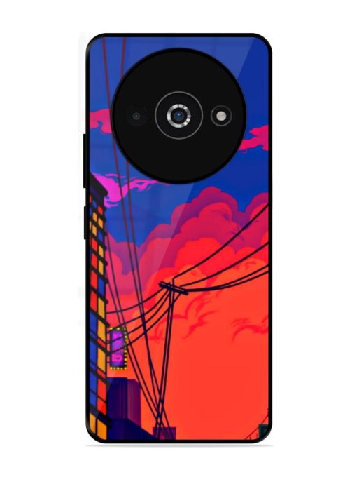 Sky At Morning Glossy Metal Phone Cover for Poco C61