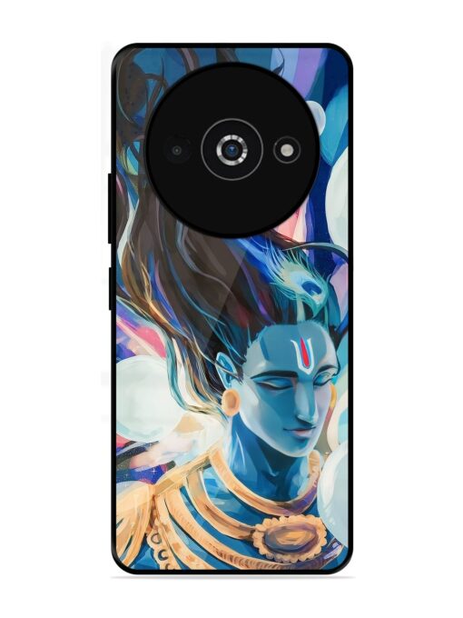 Bhagwan Sri Krishna Glossy Metal Phone Cover for Poco C61