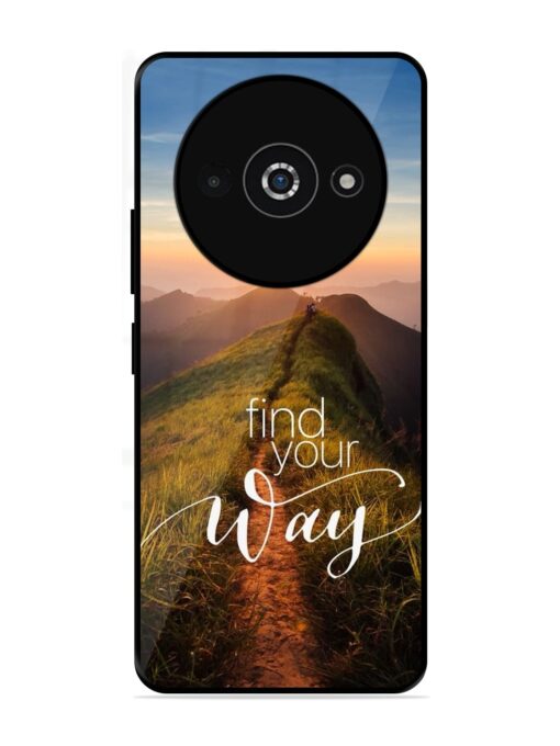 Find Your Way Glossy Metal Phone Cover for Poco C61