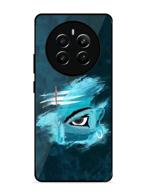 Lord Shiva Glossy Metal Phone Cover for Realme 12 Plus (5G)