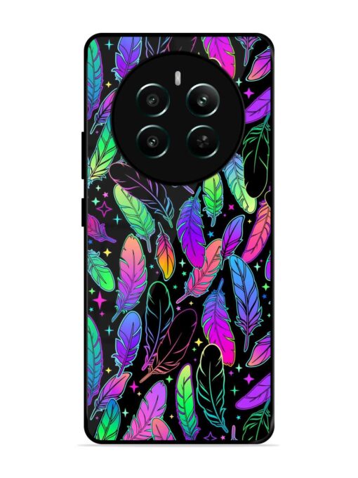 Bright Multi Colored Seamless Glossy Metal Phone Cover for Realme 12 Plus (5G)