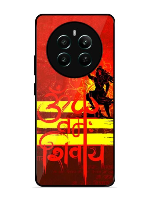 Illustration Lord Shiva Glossy Metal TPU Phone Cover for Realme 12 Plus (5G)