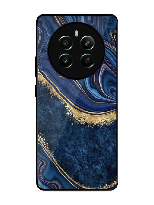 Abstract Background Blue Glossy Metal TPU Phone Cover for Realme 12 Plus (5G) Zapvi