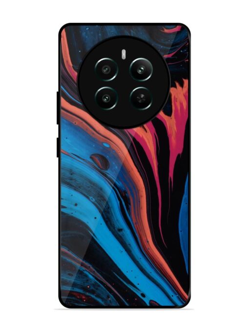 Liquefied Art Glossy Metal TPU Phone Cover for Realme 12 Plus (5G)