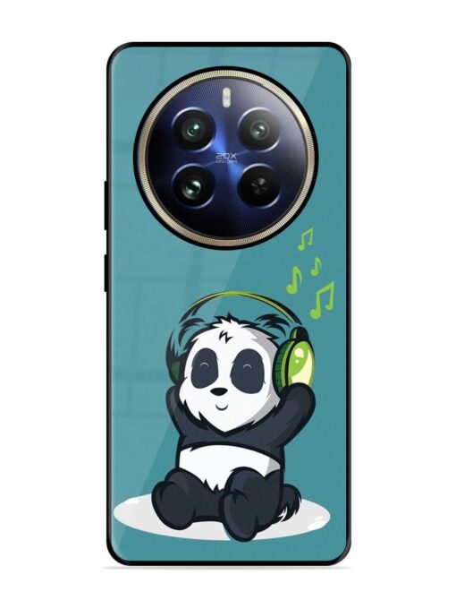 Music Panda Glossy Metal Phone Cover for Realme 12 Pro Plus (5G)