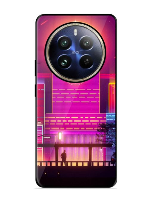 Clock Tower Glossy Metal TPU Phone Cover for Realme 12 Pro Plus (5G)