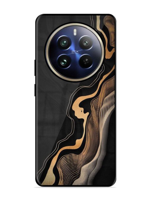 Abstract Art Glossy Metal TPU Phone Cover for Realme 12 Pro Plus (5G) Zapvi