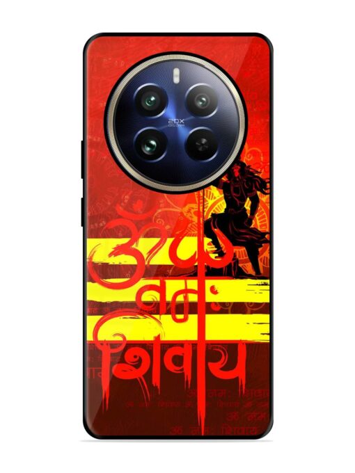 Illustration Lord Shiva Glossy Metal TPU Phone Cover for Realme 12 Pro Plus (5G)