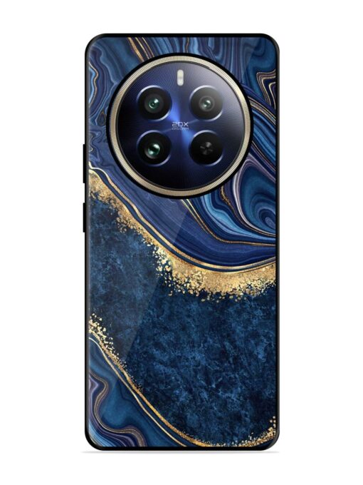 Abstract Background Blue Glossy Metal TPU Phone Cover for Realme 12 Pro Plus (5G) Zapvi