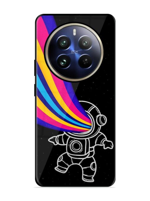 Astronaut Glossy Metal TPU Phone Cover for Realme 12 Pro Plus (5G)