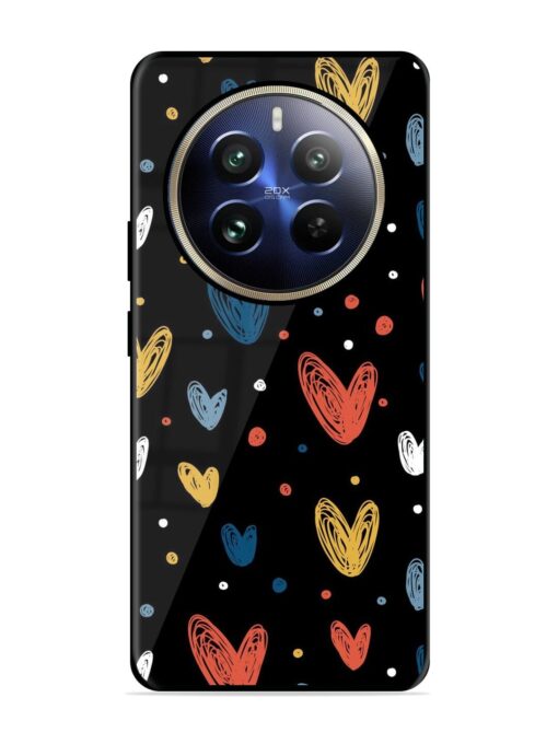 Happy Valentines Day Glossy Metal TPU Phone Cover for Realme 12 Pro Plus (5G)