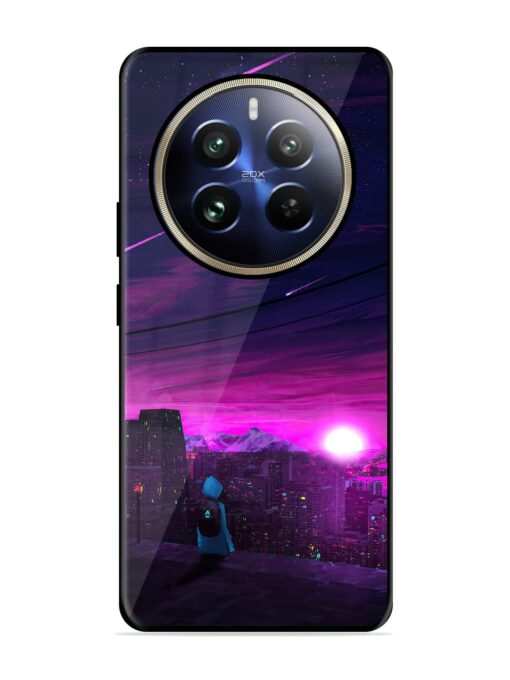 Empty Attempt Glossy Metal Phone Cover for Realme 12 Pro Plus (5G)