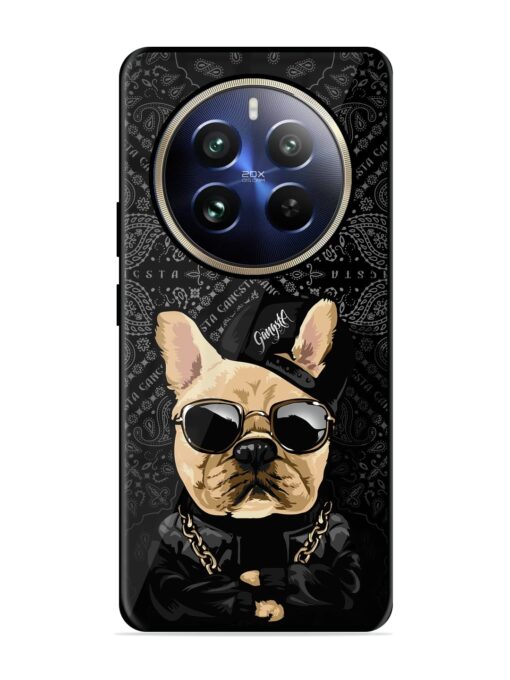 Gangsta Cool Sunmetales Dog Glossy Metal Phone Cover for Realme 12 Pro Plus (5G) Zapvi