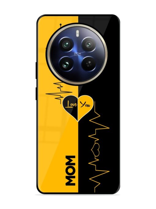 Mom Dad Lifeline Glossy Metal Phone Cover for Realme 12 Pro Plus (5G)