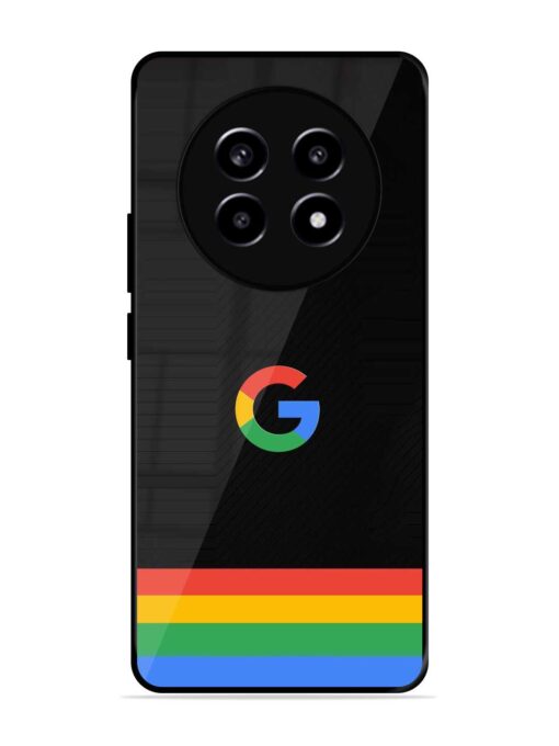 Google Logo Art Glossy Metal Phone Cover for Realme 13 Pro (5G)