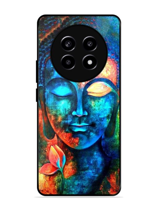 Buddha Painting Glossy Metal Phone Cover for Realme 13 Pro (5G)