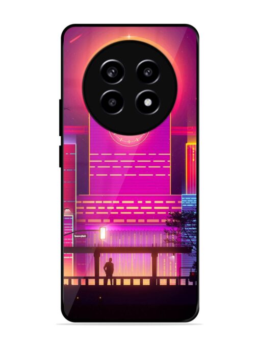 Clock Tower Glossy Metal TPU Phone Cover for Realme 13 Pro (5G)