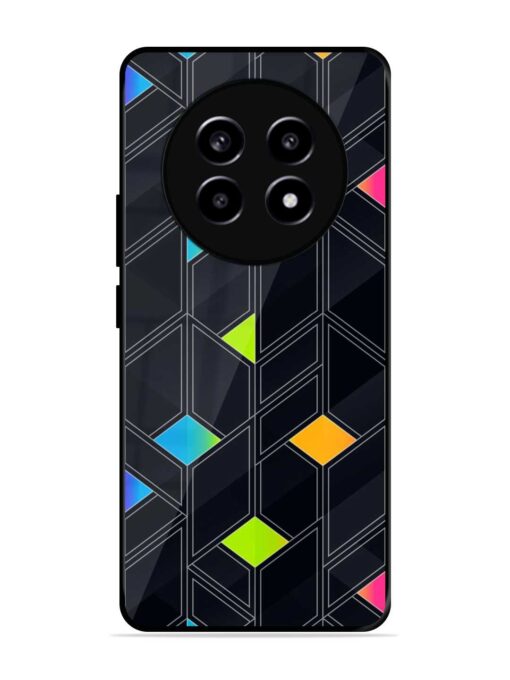 Abstract Mosaic Seamless Glossy Metal Phone Cover for Realme 13 Pro (5G)