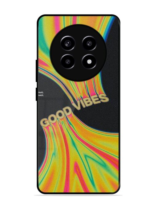 Good Vibes Glossy Metal Phone Cover for Realme 13 Pro (5G)