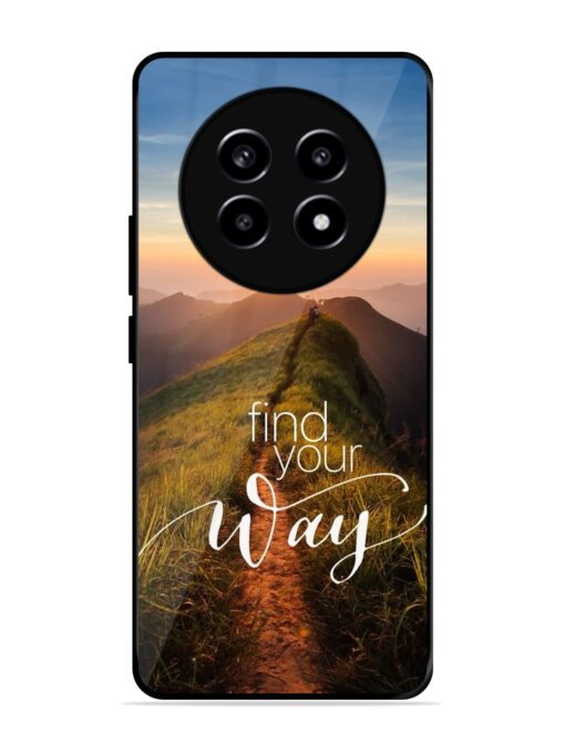 Find Your Way Glossy Metal Phone Cover for Realme 13 Pro (5G)