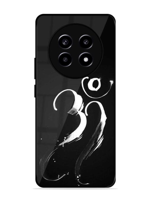 Om Logo Glossy Metal Phone Cover for Realme 13 Pro Plus (5G) Zapvi