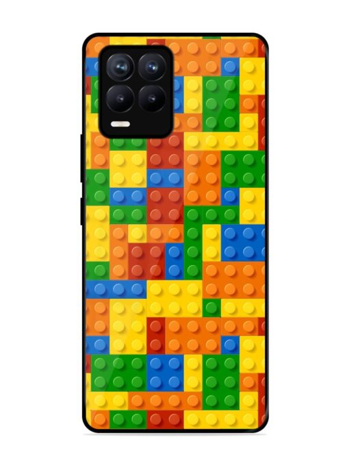 Building Blocks Glossy Metal TPU Phone Cover for Realme 8 (4G)