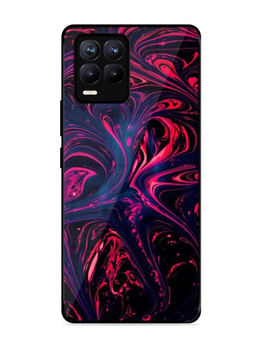 Abstract Background Glossy Metal Phone Cover for Realme 8 (4G) Zapvi