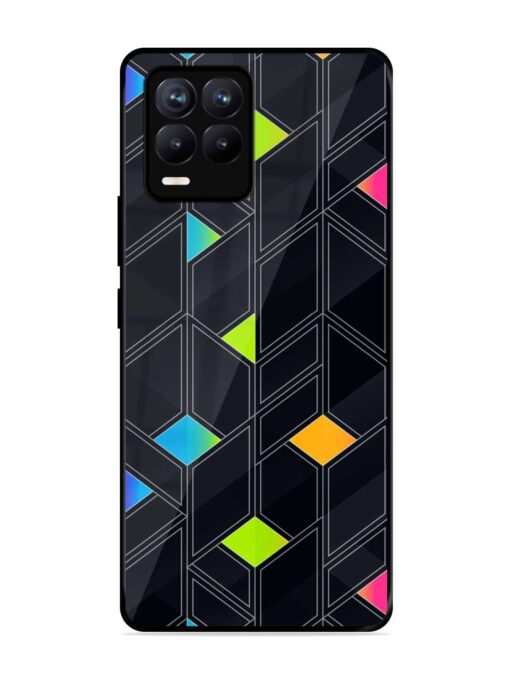 Abstract Mosaic Seamless Glossy Metal Phone Cover for Realme 8 (4G) Zapvi