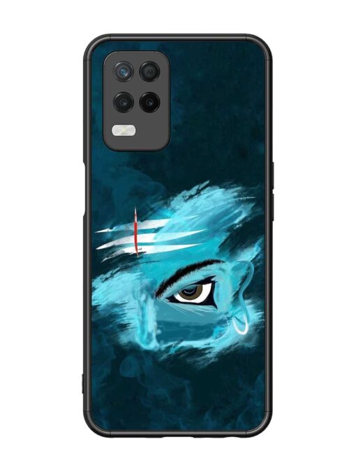 Lord Shiva Glossy Metal Phone Cover for Realme 8 (5G) Zapvi