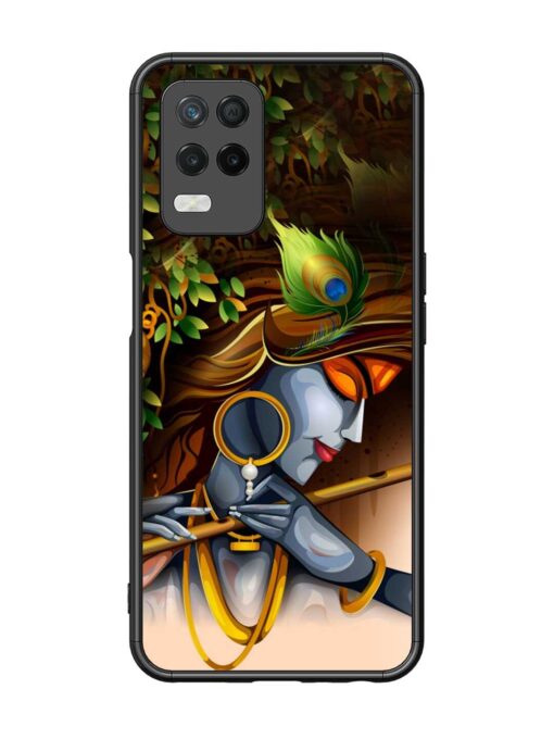 Krishna Glossy Metal Phone Cover for Realme 8 (5G) Zapvi