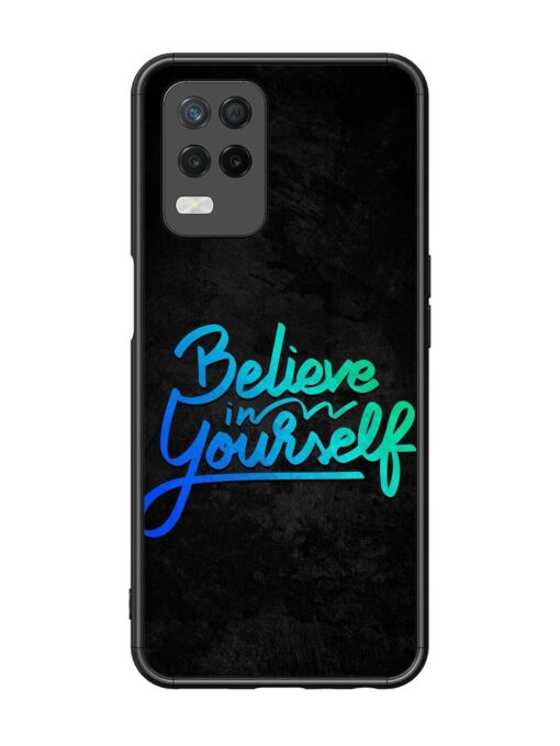 Believe In Yourself Glossy Metal Phone Cover for Realme 8 (5G)