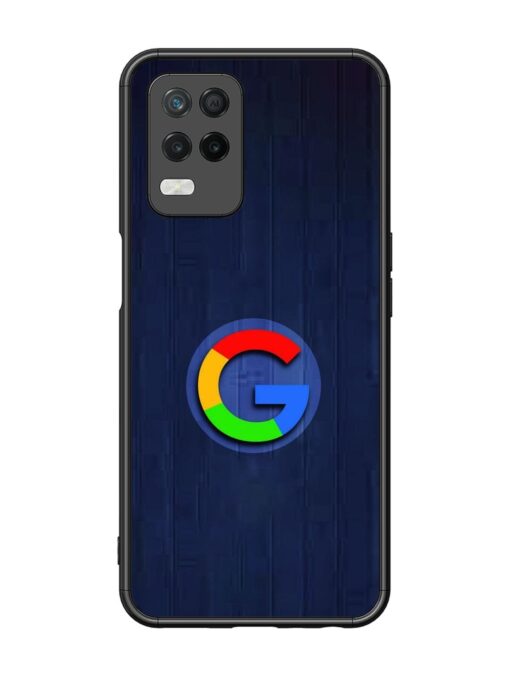 Google Logo Printed Glossy Metal TPU Phone Cover for Realme 8 (5G)