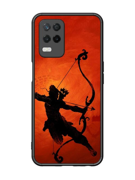 Illustration Lord Rama Glossy Metal Phone Cover for Realme 8 (5G)