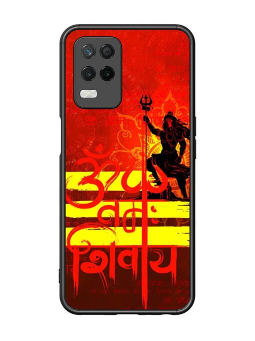 Illustration Lord Shiva Glossy Metal TPU Phone Cover for Realme 8 (5G) Zapvi