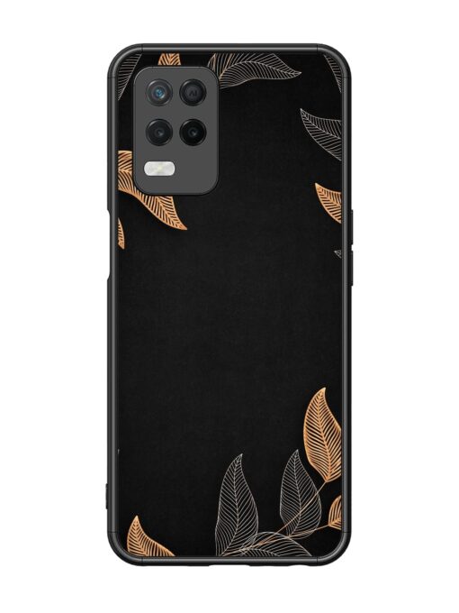 Foliage Art Glossy Metal Phone Cover for Realme 8 (5G) Zapvi