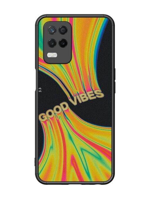 Good Vibes Glossy Metal Phone Cover for Realme 8 (5G)