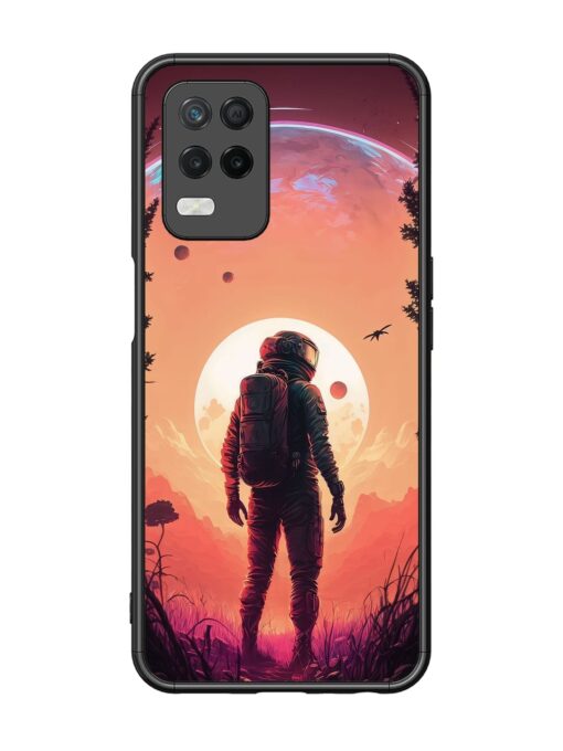 Red Sky At Morning Glossy Metal Phone Cover for Realme 8 (5G)